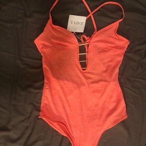 🍊 Tangerine orange swimsuit🍊